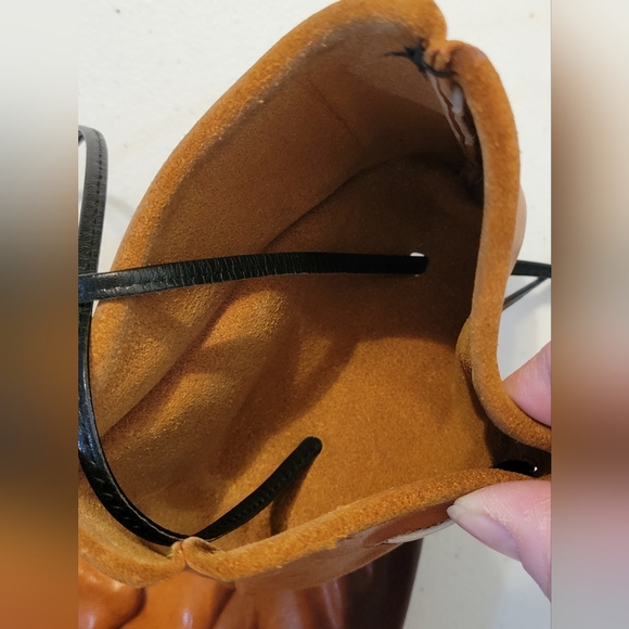 Vintage Leather Art Crossbody Purse by Deborah Einbender Pursona - Picture 8 of 13